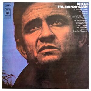 Johnny Cash Hello I'm Johnny Cash Vinyl LP 1970 CBS Italian Pressing S 63796